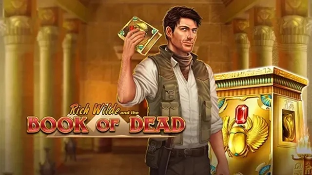 Oficiální grafika slotu Rich Wilde and the Book of Dead